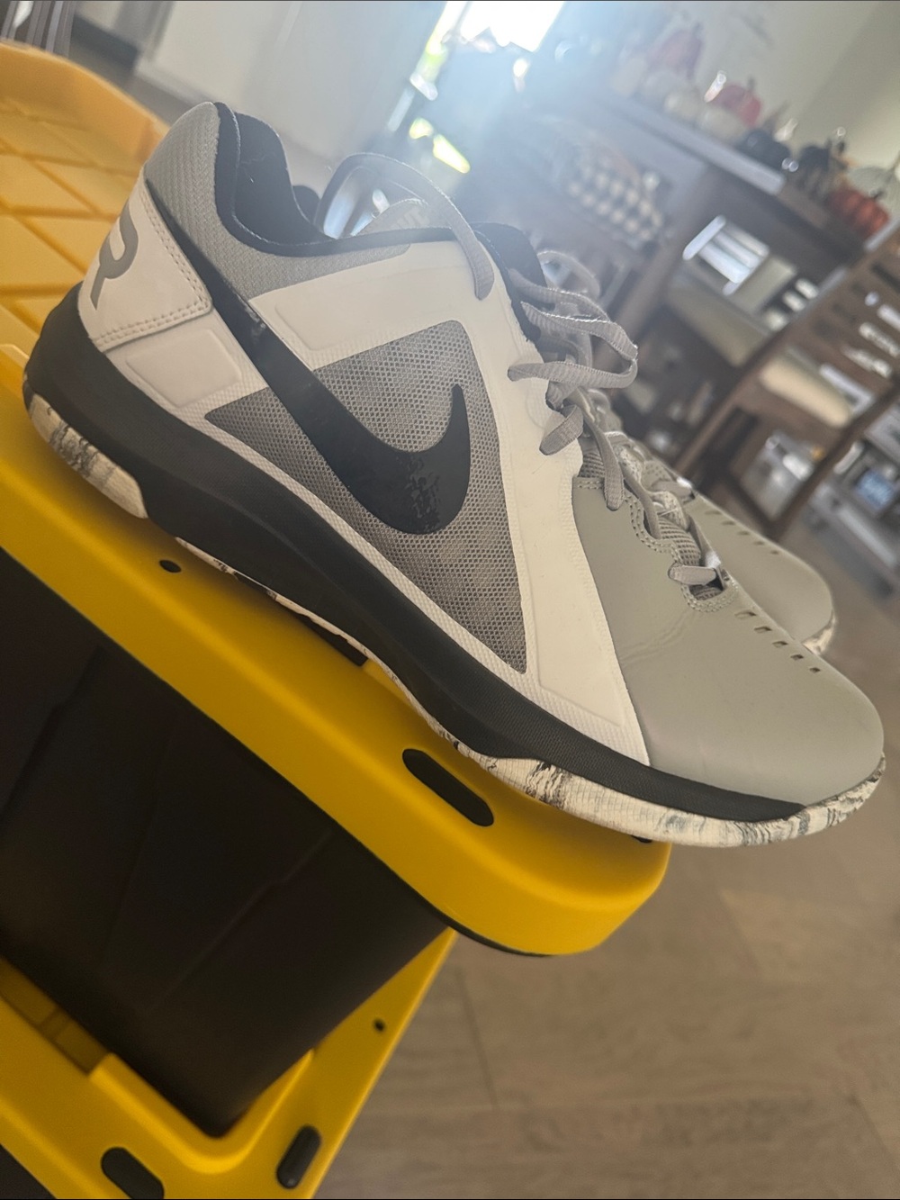 Nike Men's Low-Top Training Shoes — Gray, White, Black